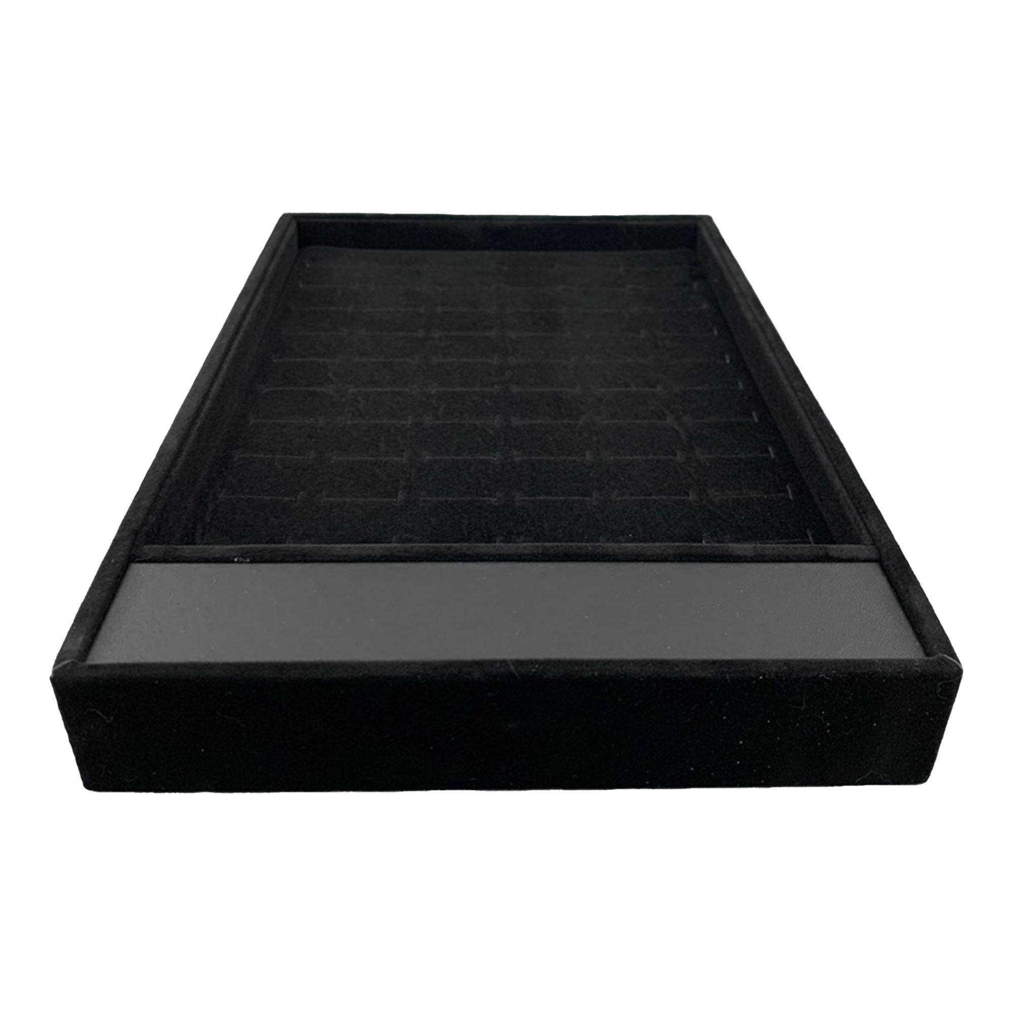 60 Slotted Black Ring Display Tray
