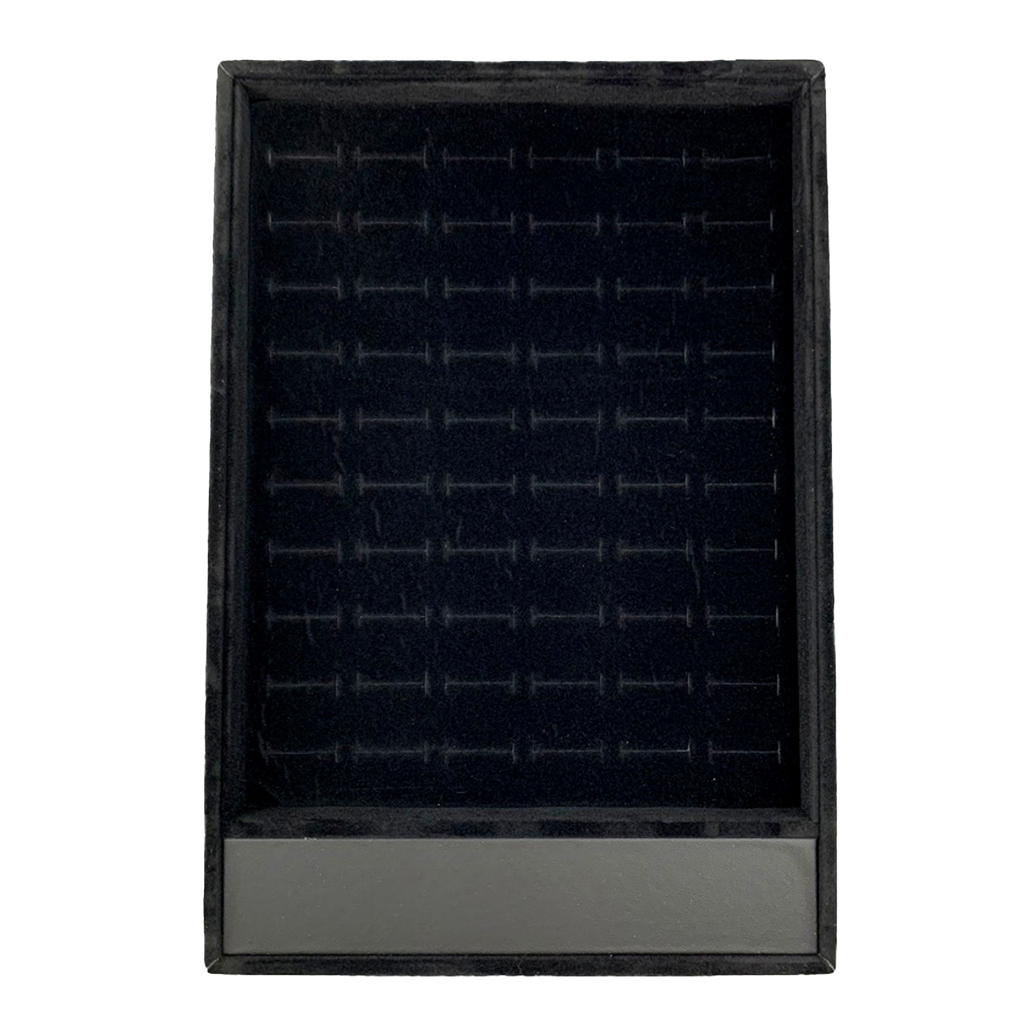 60 Slotted Black Ring Display Tray