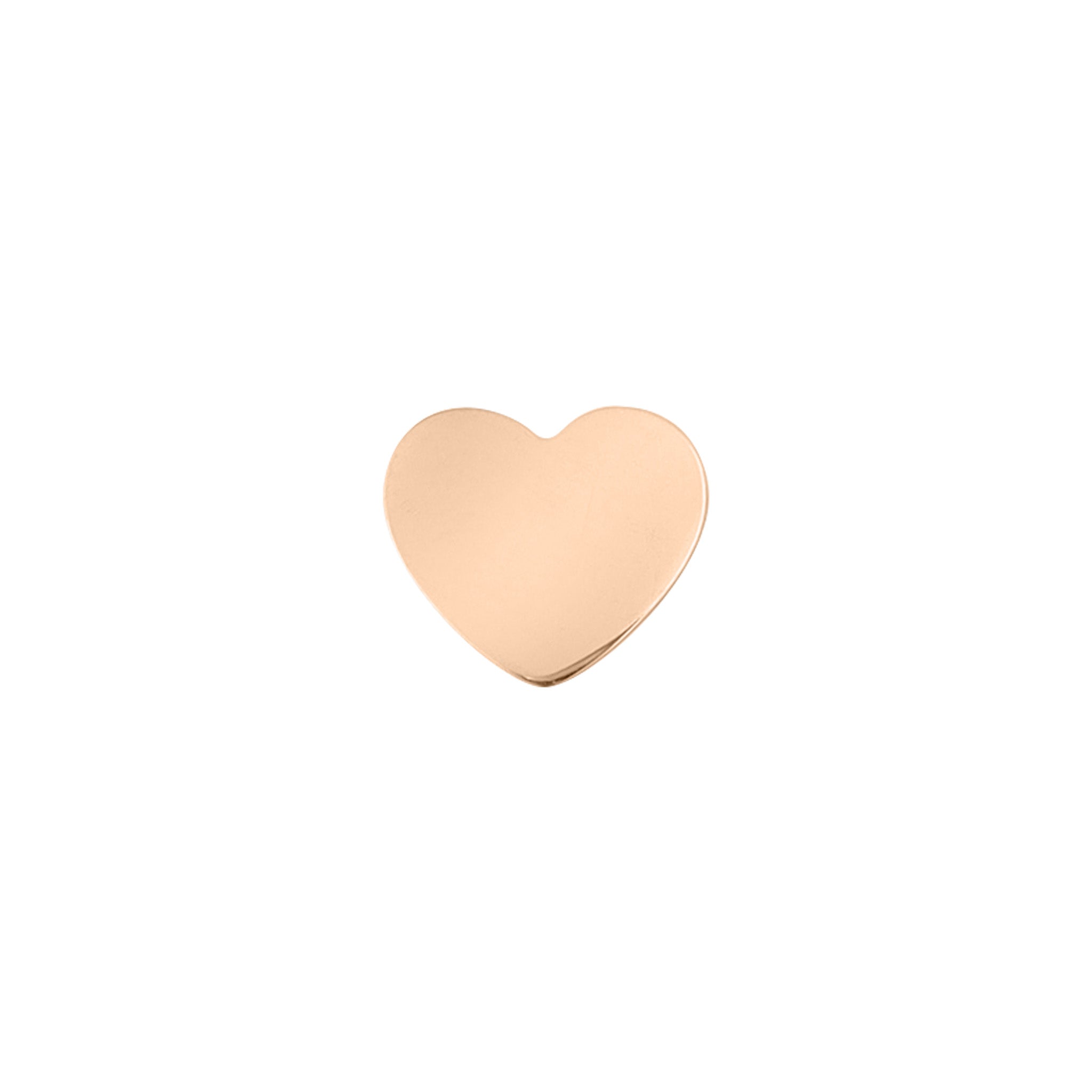 18K PVD Coated Stainless Steel Mini Heart Bead Pendant