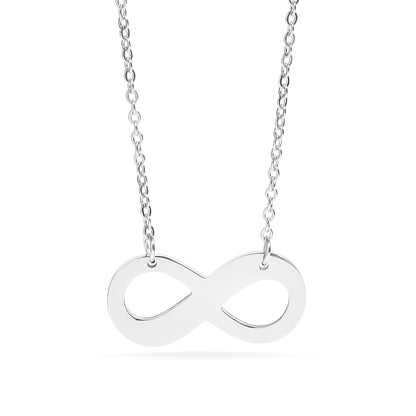 Stainless Steel Blank Infinity Necklace