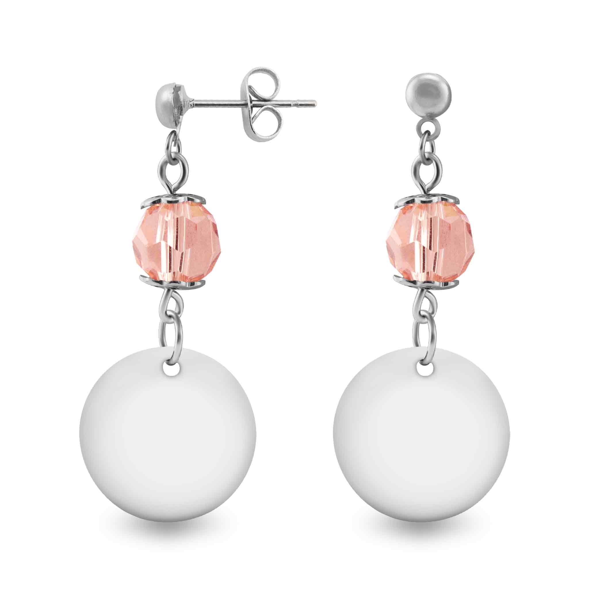 Stainless Steel Birthstone Earrings