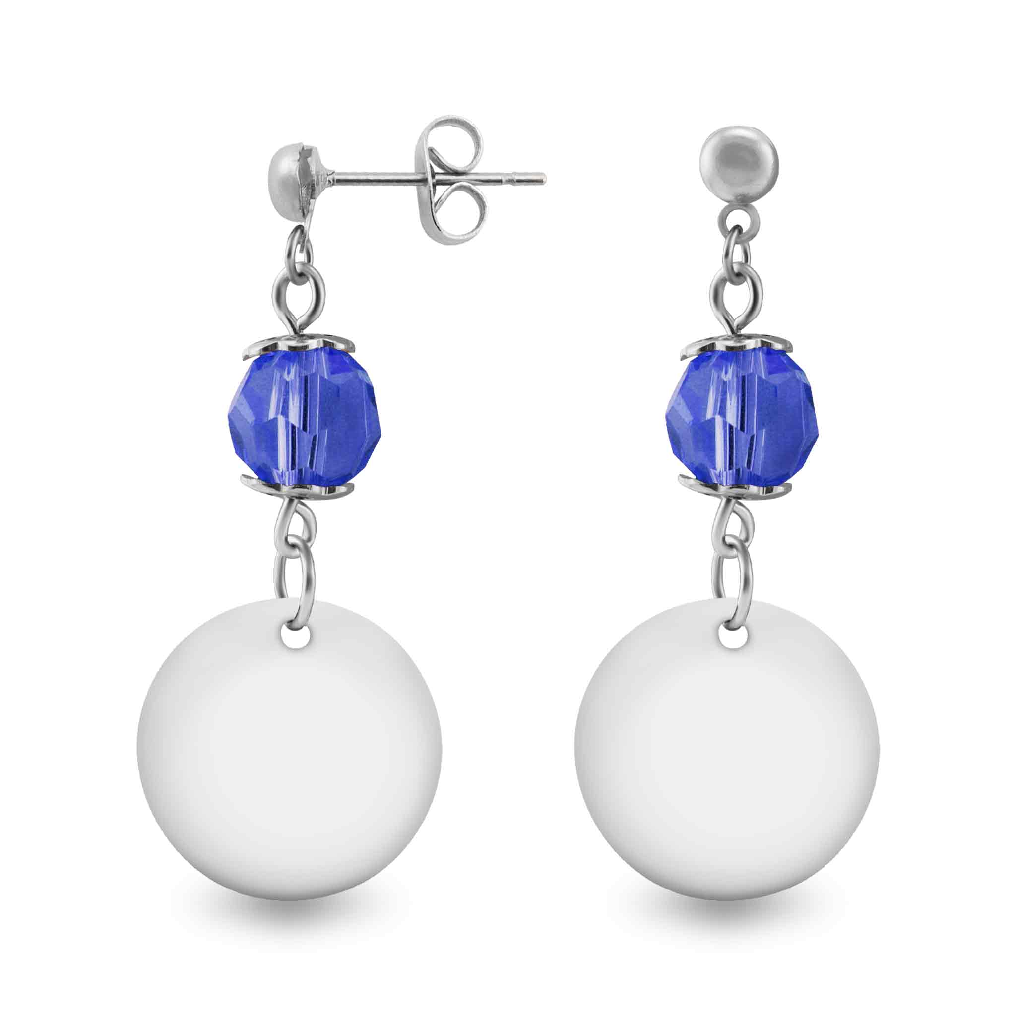 Stainless Steel Birthstone Earrings