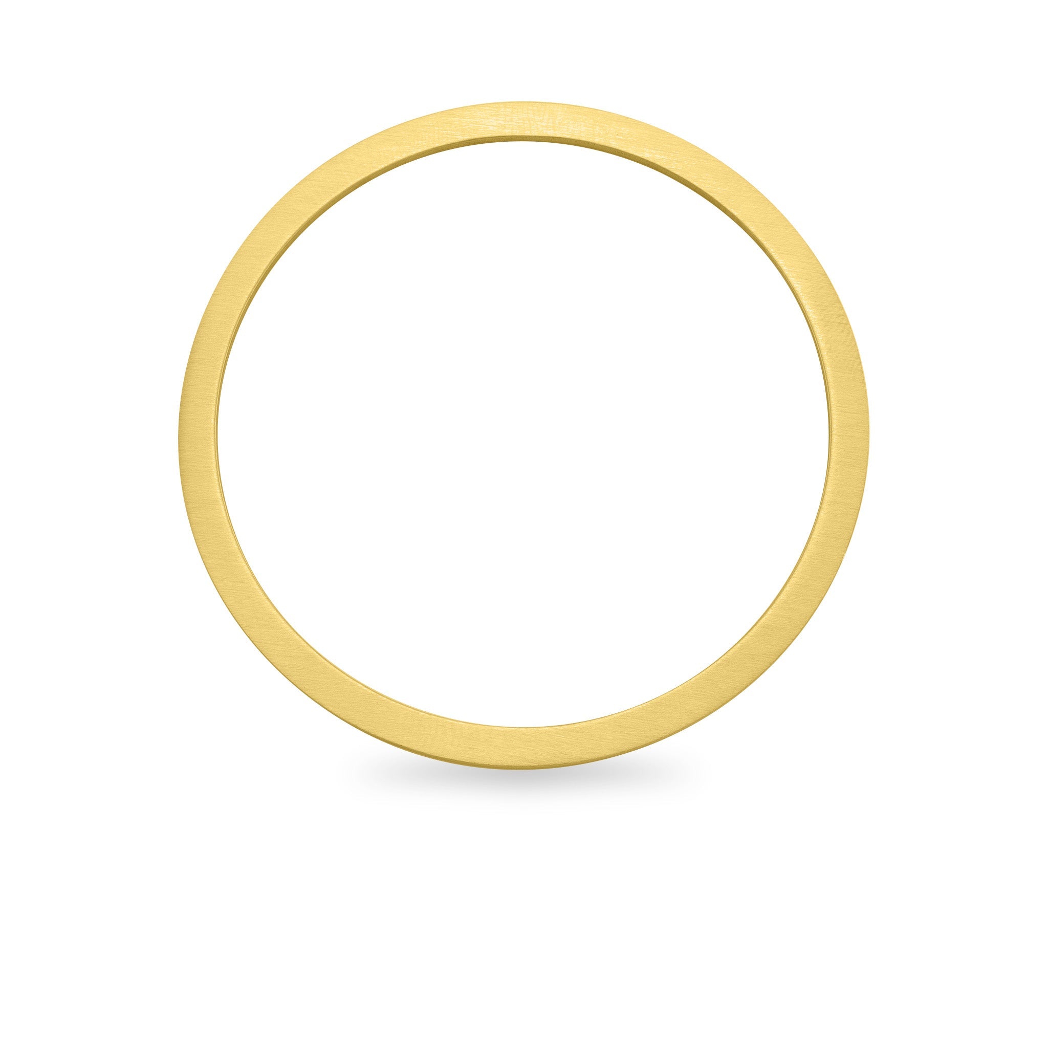 Stainless Steel 18K Gold PVD Coated Blank Bangle Bracelet