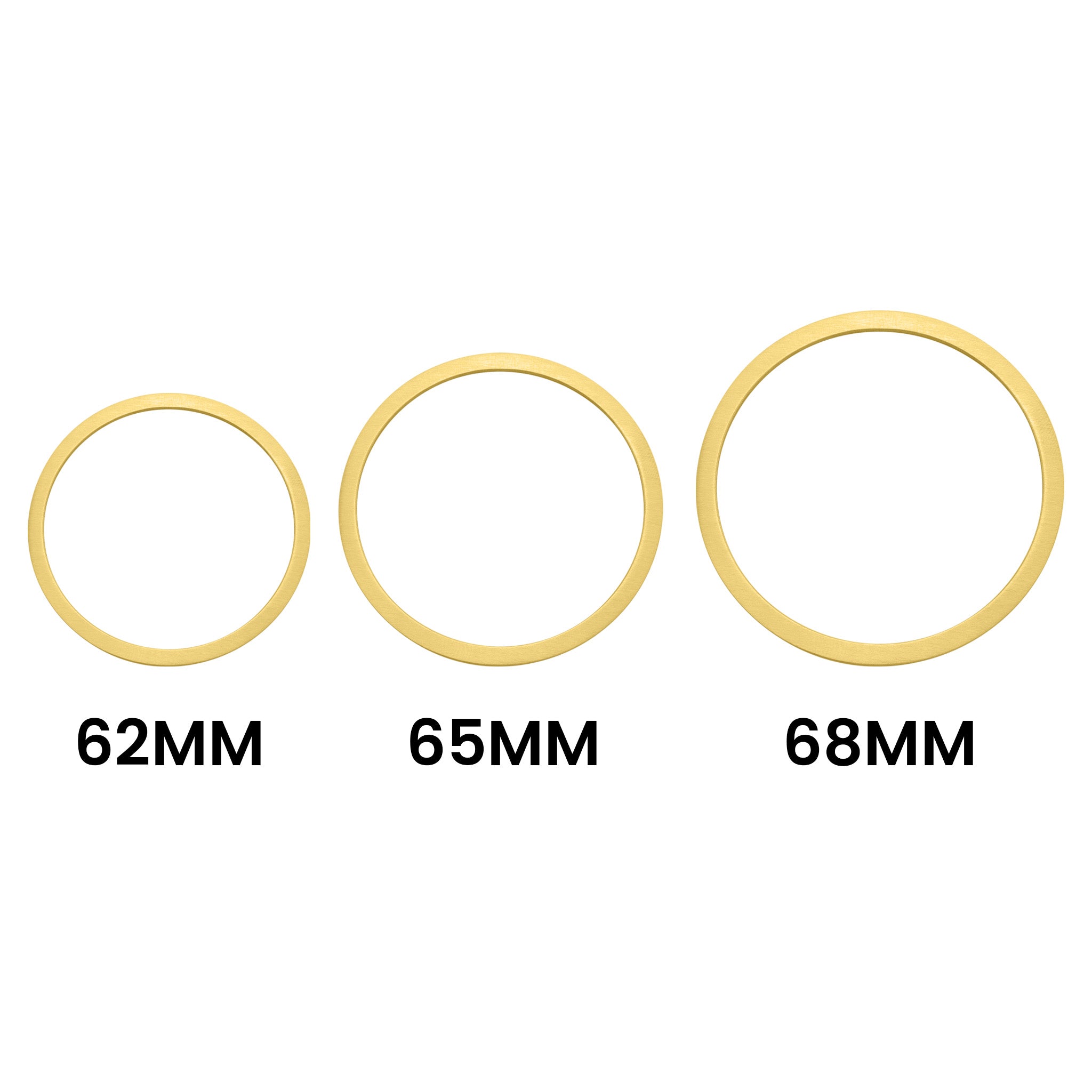 Stainless Steel 18K Gold PVD Coated Blank Bangle Bracelet