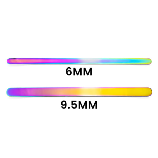 Engravable Rainbow Stainless Steel Cuff Bracelet