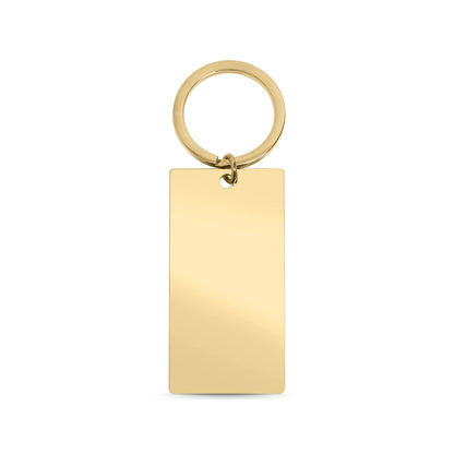 Stainless Steel Large Blank Polished Bar Keychain Pendant