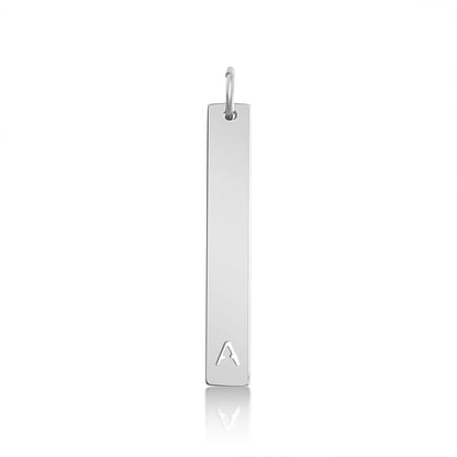 18K PVD Coated Stainless Steel Cutout Initial Pendant