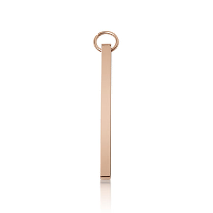 18K PVD Coated Stainless Steel Cutout Initial Pendant
