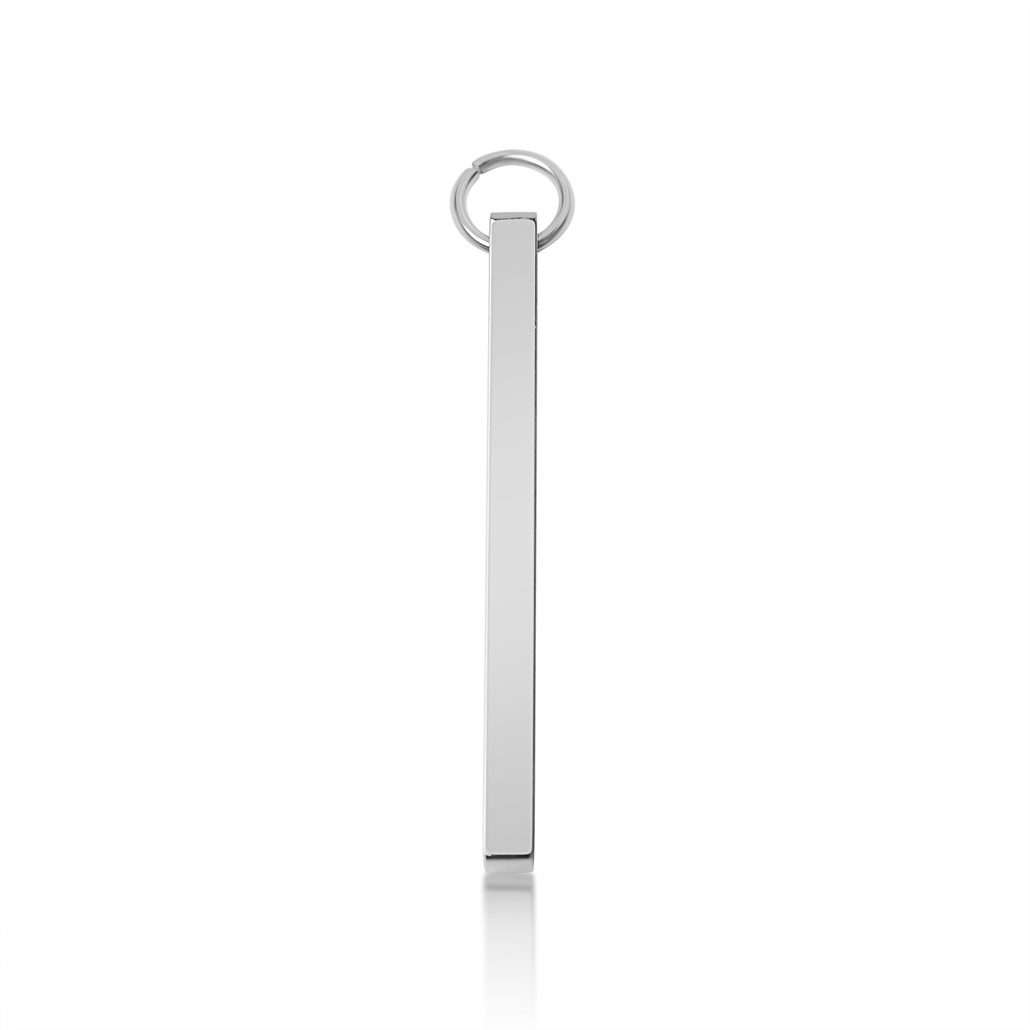 18K PVD Coated Stainless Steel Cutout Initial Pendant