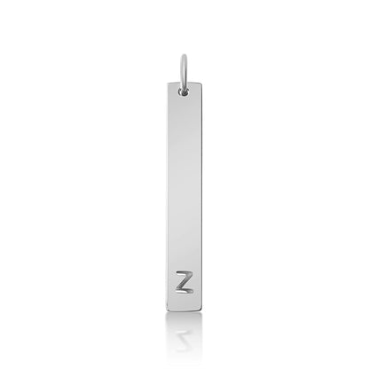 18K PVD Coated Stainless Steel Cutout Initial Pendant