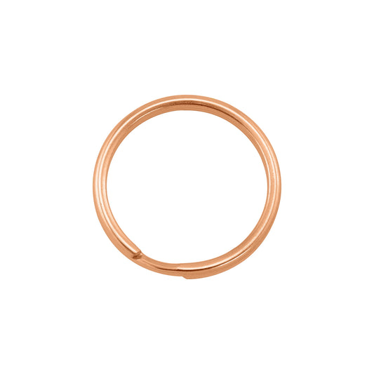 18k Rose Gold PVD Coated Stainless Steel Key Ring