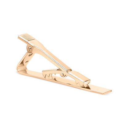 18K Gold PVD Stainless Steel Coated Tie Bar Clip Blank