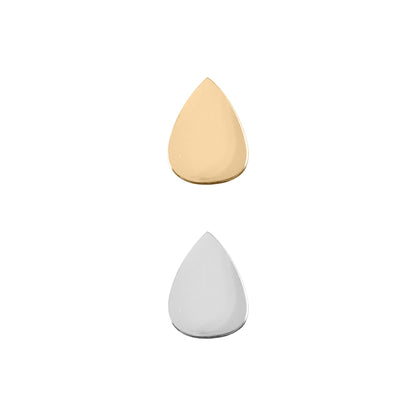 18K PVD Coated Stainless Steel Mini Teardrop Bead Pendant