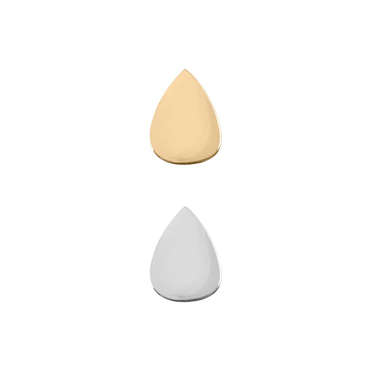 18K PVD Coated Stainless Steel Mini Teardrop Bead Pendant