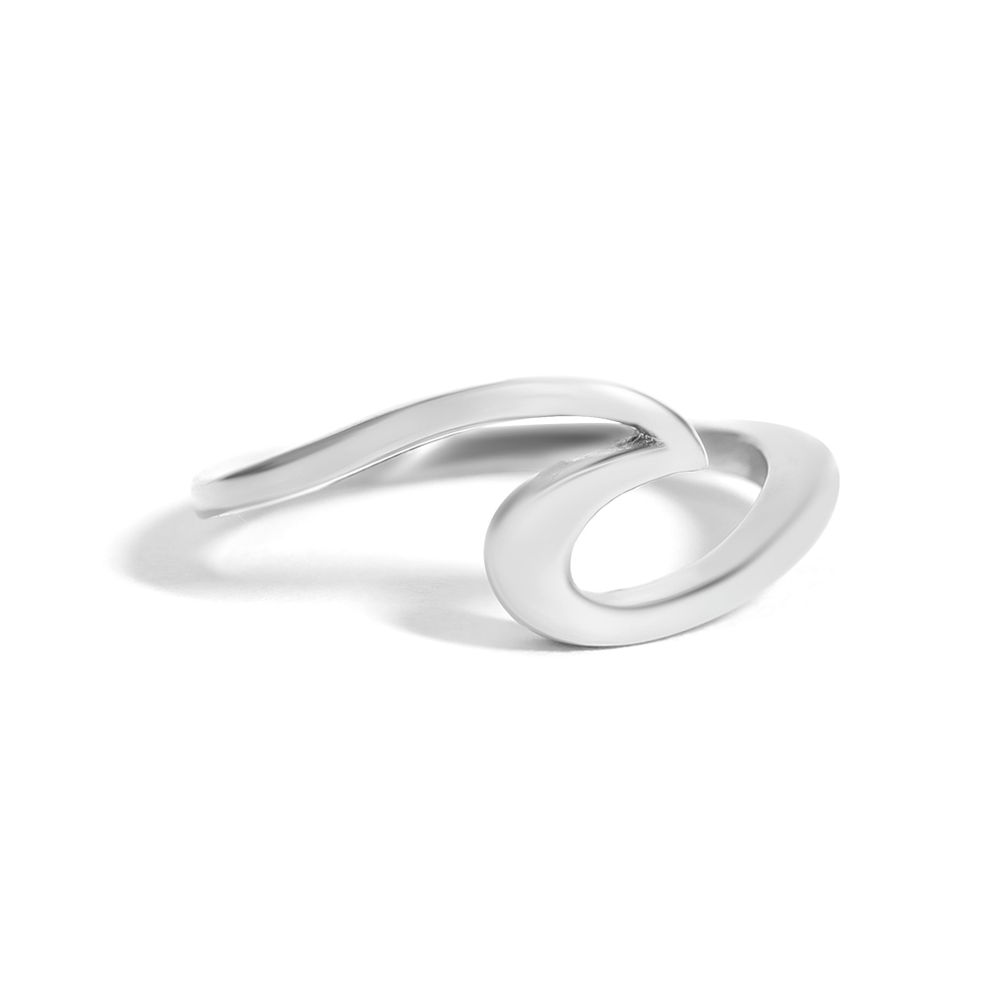 Stainless Steel Wave Ring