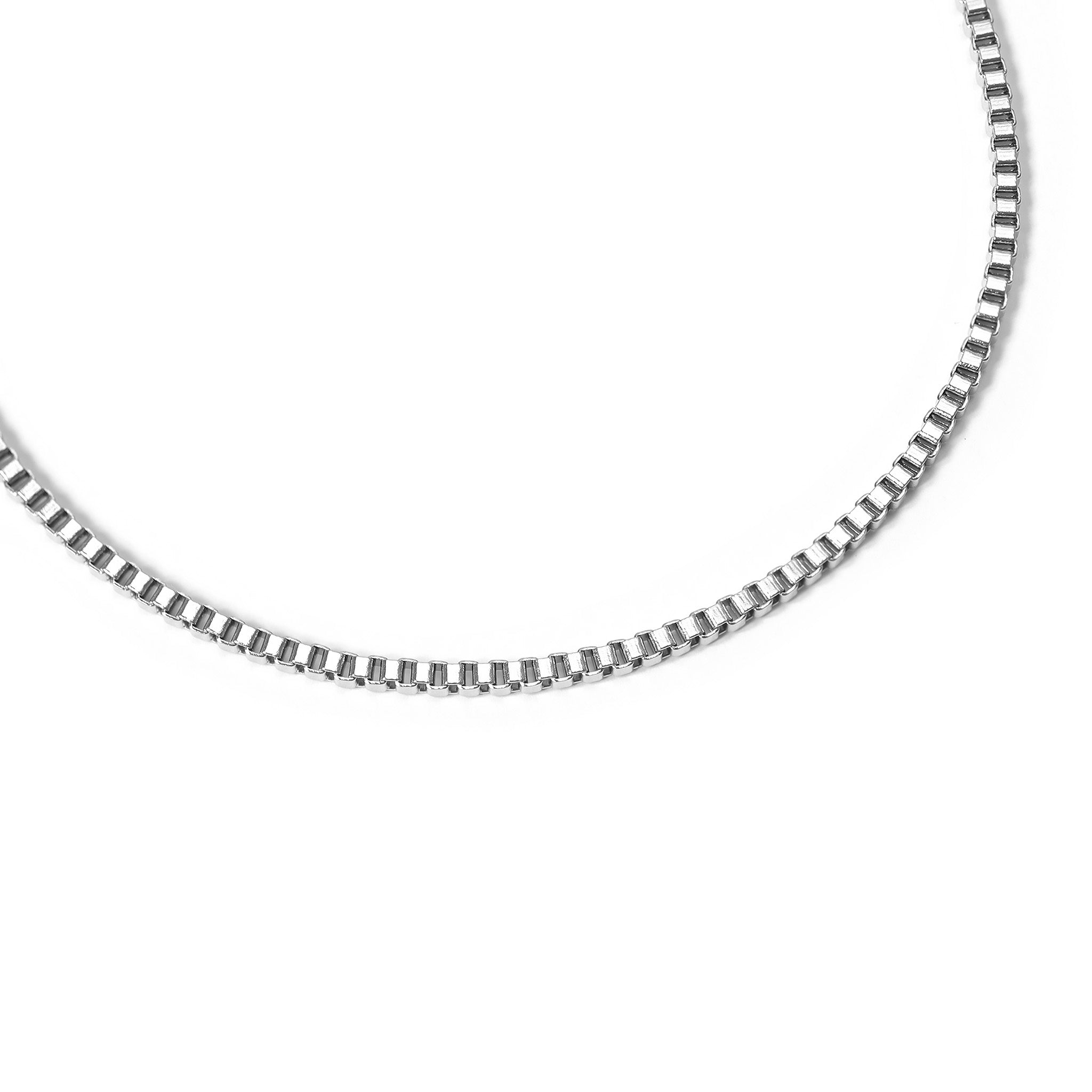 18K Gold PVD Stainless Steel 1.5mm Box Chain Necklace