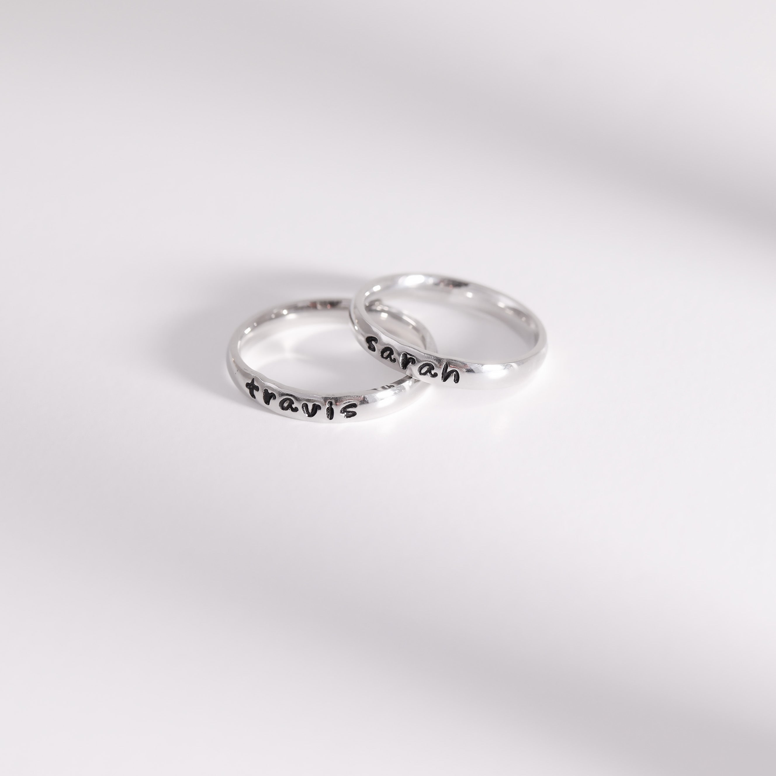 Highly Polished Rounded Stainless Steel Blank Ring 2mm - 6mm