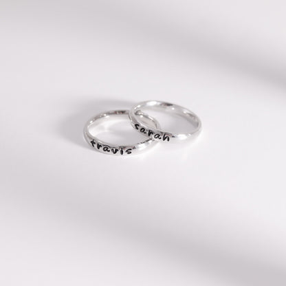 Highly Polished Rounded Stainless Steel Blank Ring 2mm - 6mm