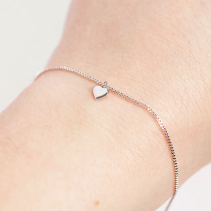 Permanent Jewelry .925 Sterling Silver Heart Charm