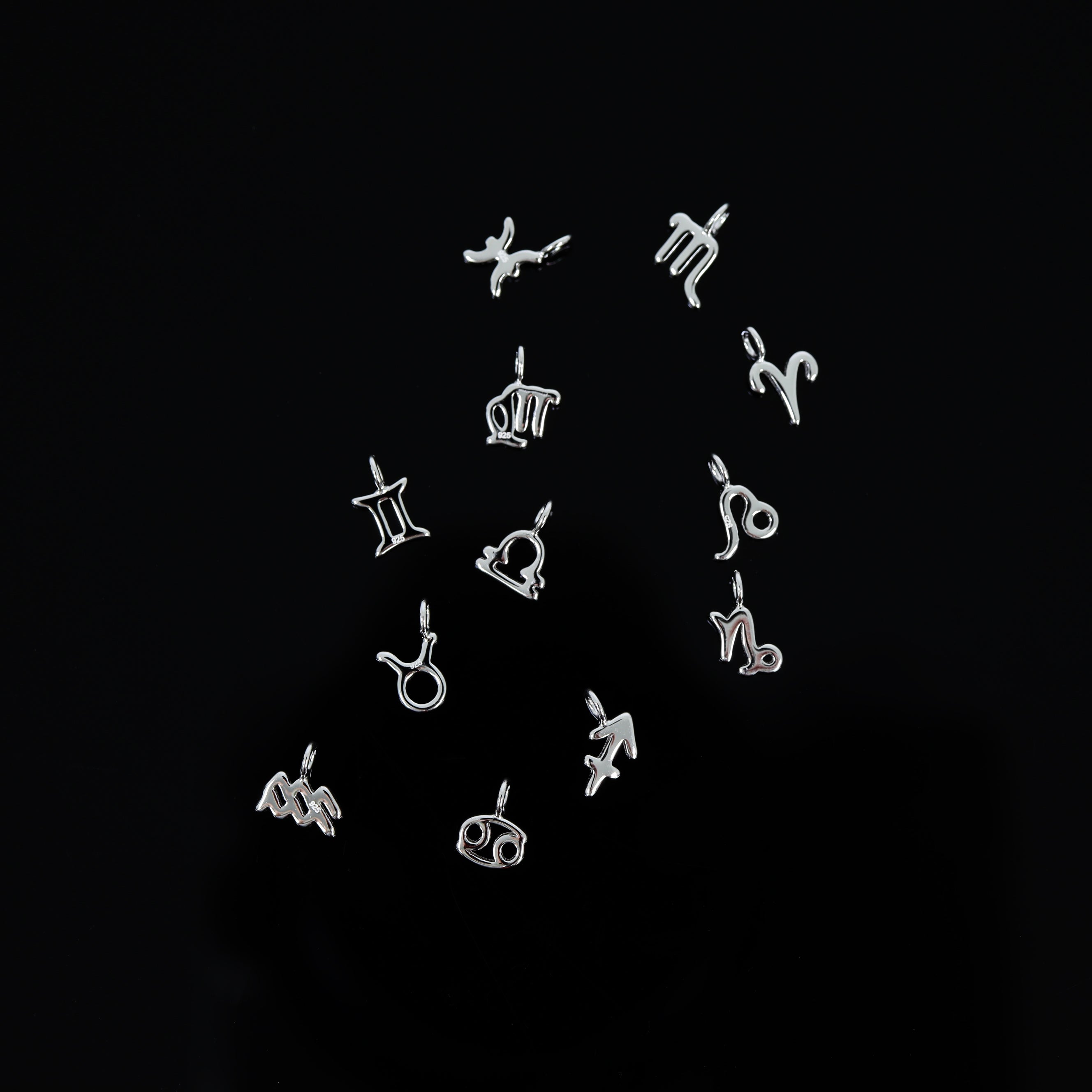 Permanent Jewelry .925 Sterling Silver Zodiac Charms