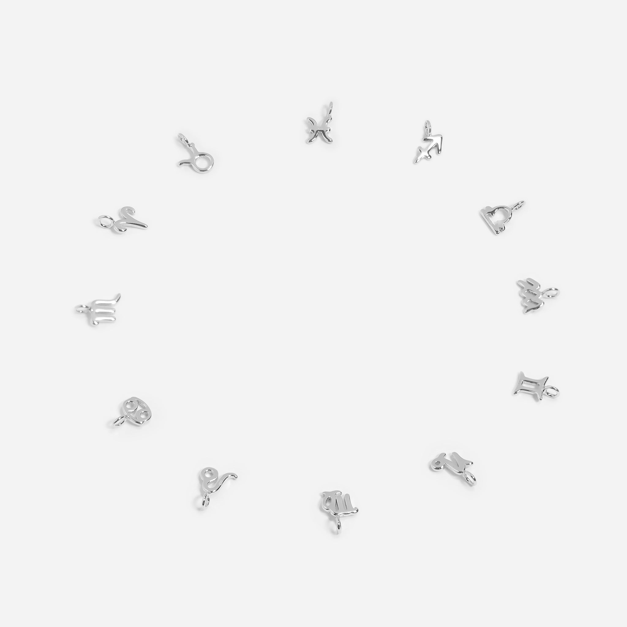 Permanent Jewelry .925 Sterling Silver Zodiac Charms