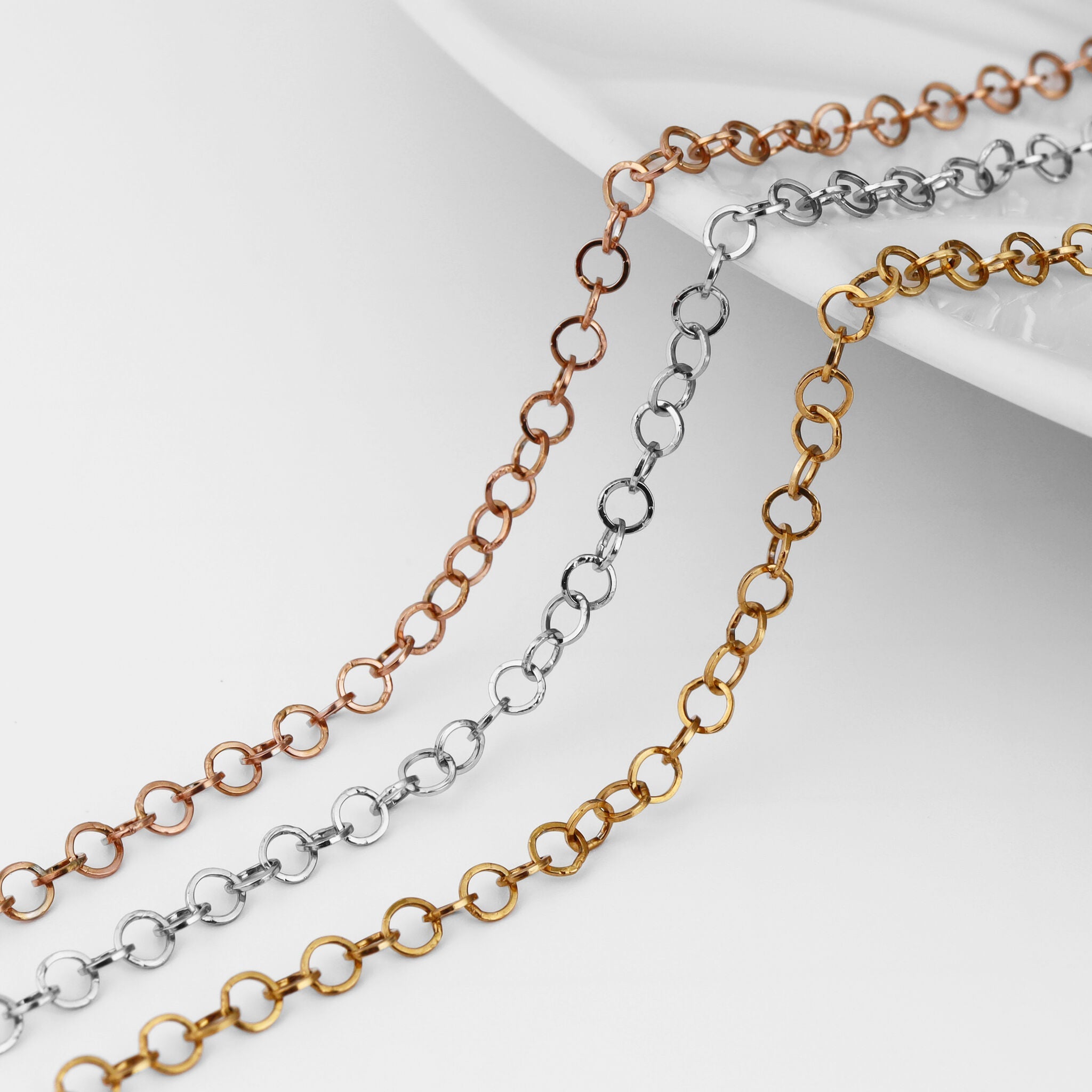 Stainless Steel 3mm Circle Cable Chain 164' Spool 50 meter