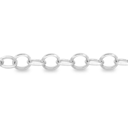 3mm 18K Gold PVD Stainless Steel Circle Cable Permanent Jewelry Chain By The Foot