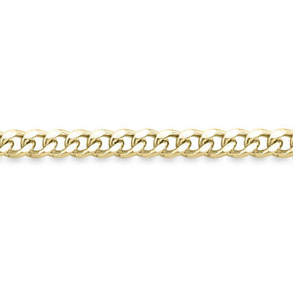 2mm 18K Gold PVD Stainless Steel Diamond Cut Curb Permanent Jewelry Chain By The Foot