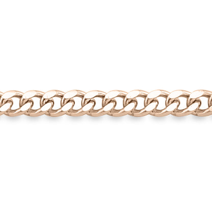 2.5mm 18K Gold PVD Stainless Steel Diamond Cut Curb Permanent Jewelry Chain By The Foot