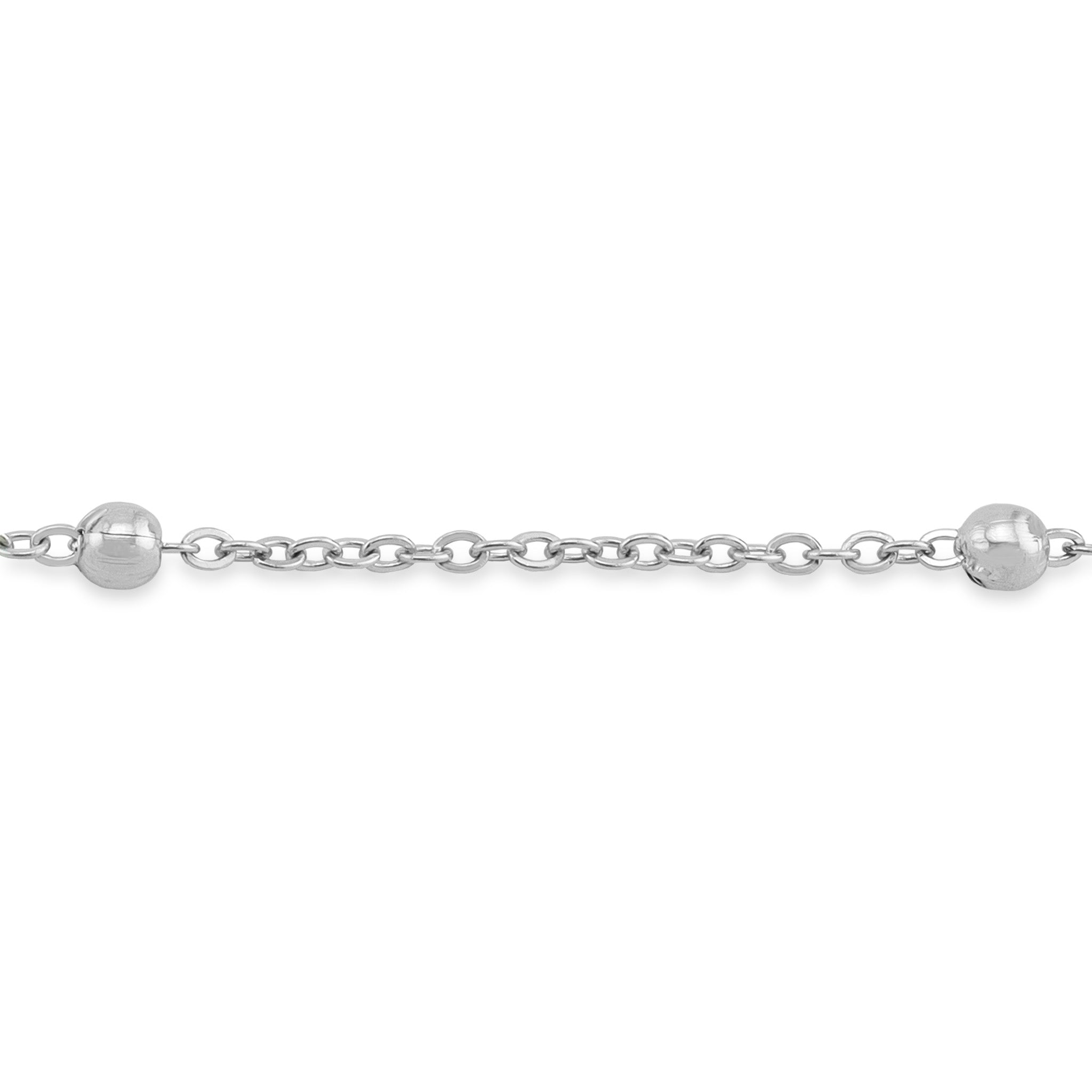3mm 18K Gold PVD Stainless Steel Beaded Satellite Permanent Jewelry Chain By The Foot