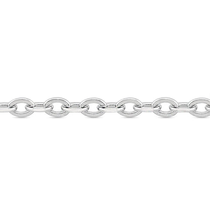 Stainless Steel 2mm Oval Loop Chain 164' Spool 50 meter