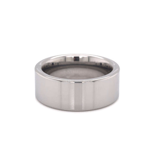 Polished Tungsten Comfort Fit Ring