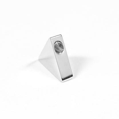 18K Gold PVD Stainless Steel Mini Triangle Bead Pendant