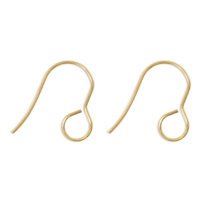 20 Pc 18K Gold PVD Stainless Steel Wire Earring Hooks