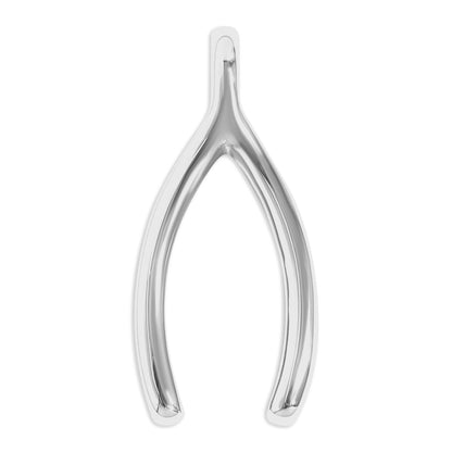 18K Gold PVD Stainless Steel Wishbone Charm